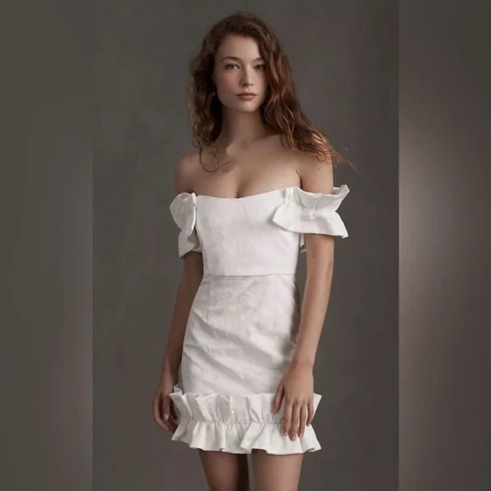 V. Chapman Ruffle Corset Dress, size 2, brand new with tags!